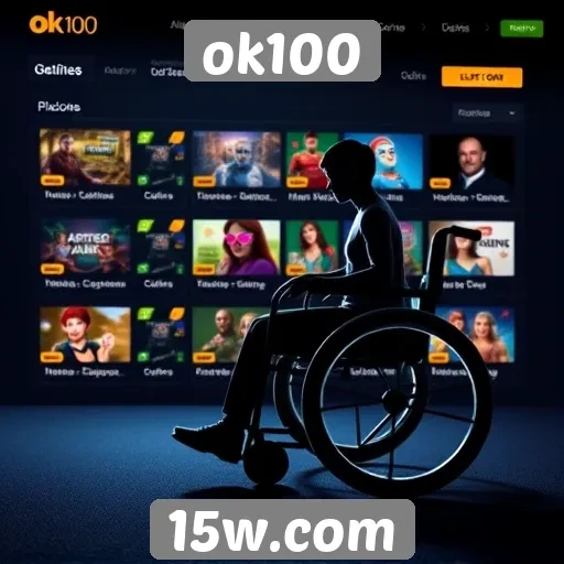 acessibilidade no site ok100 melhora experiência para jogadores