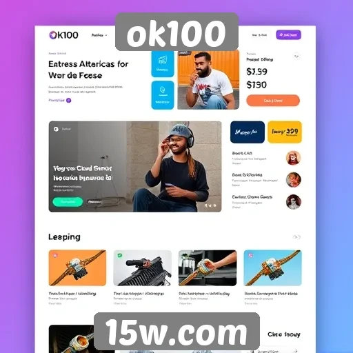 novidades no design do site ok100